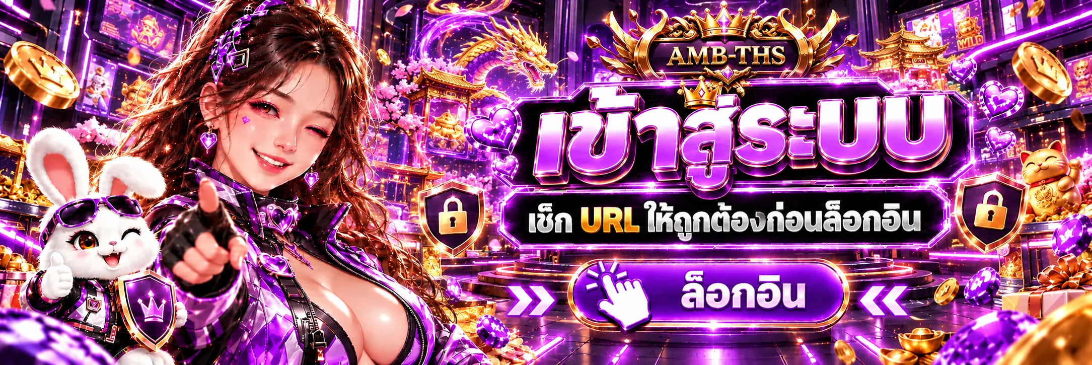 ทางเข้า AMB-THS ล่าสุดและปุ่มล็อกอิน